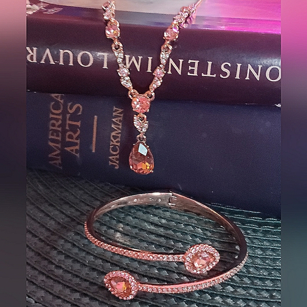 Matching set Givenchy cuff bracelet and necklace